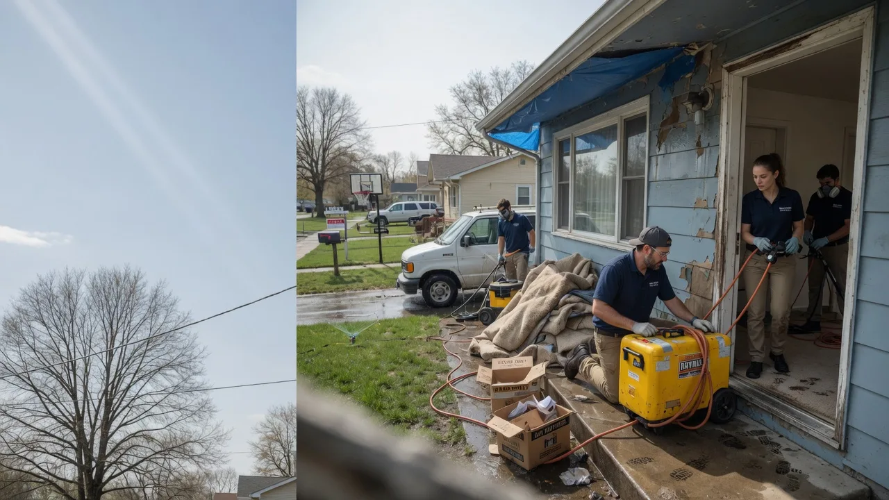 Basement Flood Cleanup in North Lawrence, OH near me